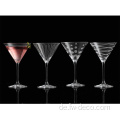 Custom Masse Clear Cocktailglas Martini -Brille